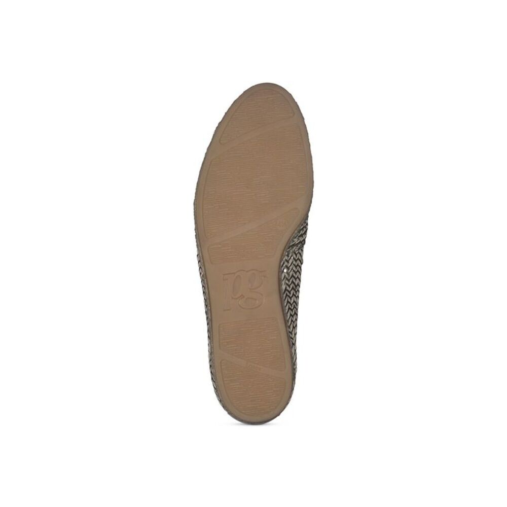PAUL GREEN Womens Gold Woven Comfort Lori Round Toe Slip On Espadrille Shoes 5 - Picture 4 of 4
